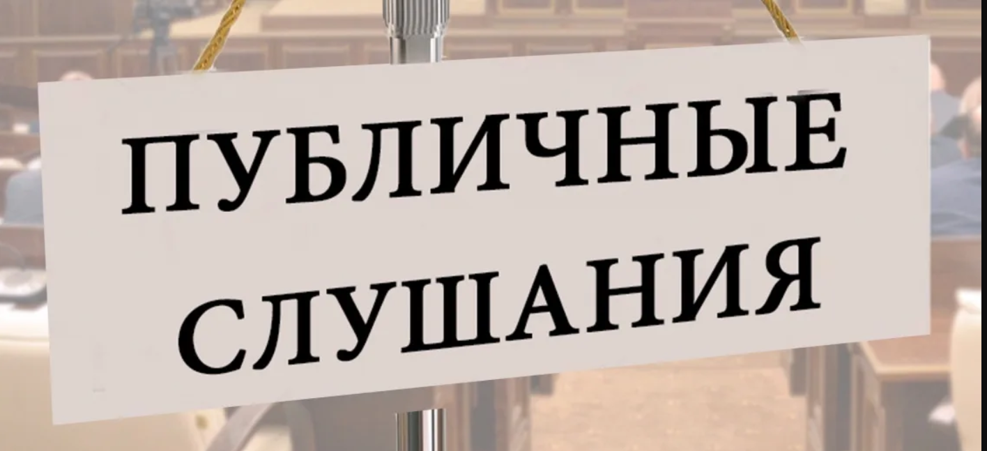 О назначении публичных слушаний.